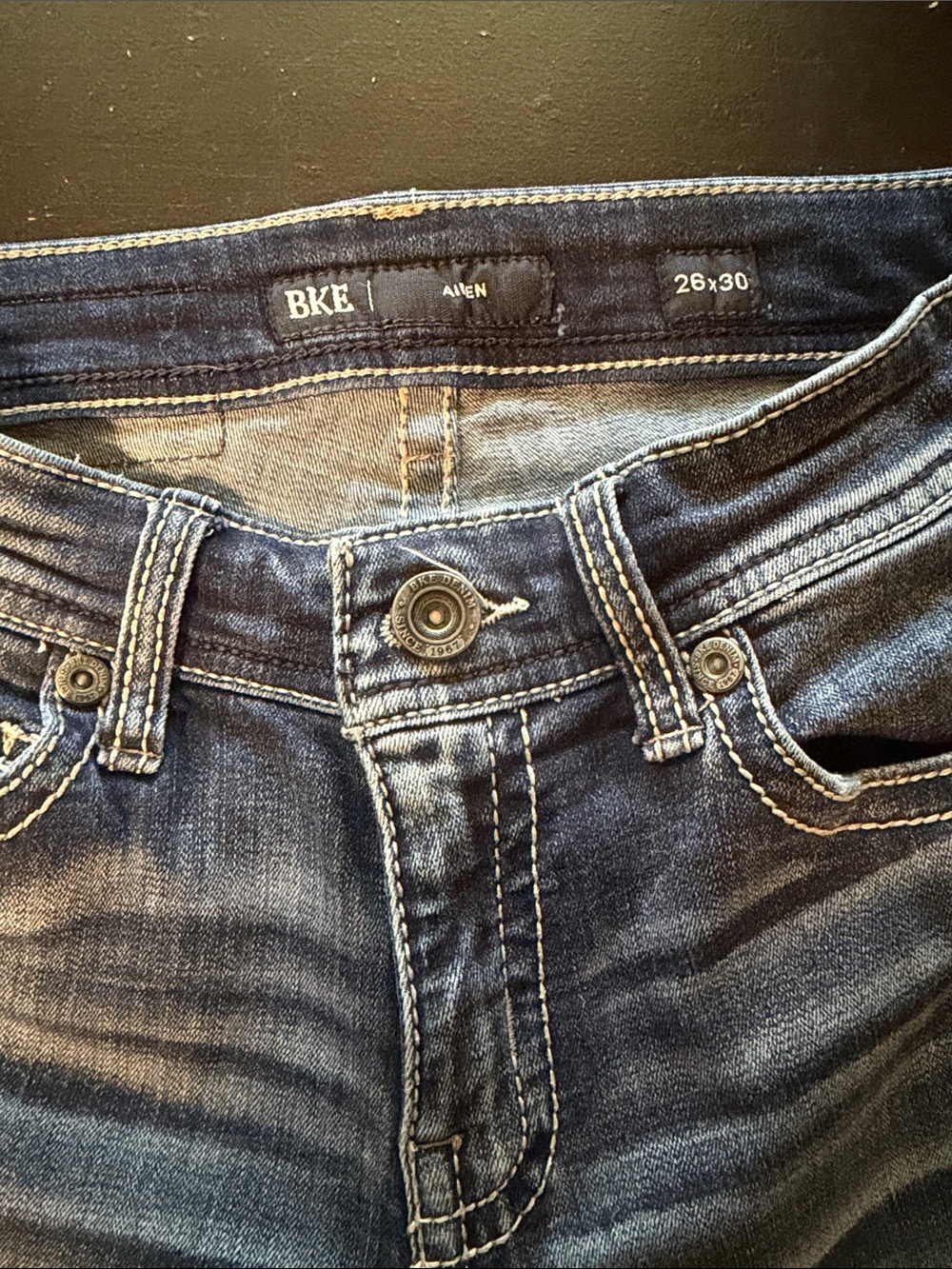 BKE Boy’s Dark Blue Slim Jeans - Allen